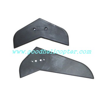 mjx-t-series-t55-t655 helicopter parts tail decoration set (black color) - Click Image to Close